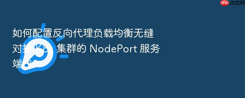 如何配置反向代理负载均衡无缝对接 k8s 集群的 nodeport 服务端口