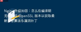 nginx 升级加固:怎么在编译期无缝升级 openssl 版本以获取最新加密算法与漏洞补丁