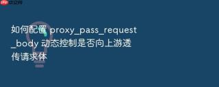 如何配置 proxy_pass_request_body 动态控制是否向上游透传请求体