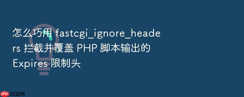 怎么巧用 fastcgi_ignore_headers 拦截并覆盖 php 脚本输出的 expires 限制头