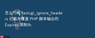 怎么巧用 fastcgi_ignore_headers 拦截并覆盖 php 脚本输出的 expires 限制头