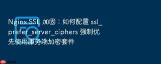 nginx ssl 加固:如何配置 ssl_prefer_server_ciphers 强制优先使用服务端加密套件