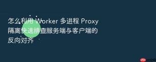 怎么利用 worker 多进程 proxy 隔离快速排查服务端与客户端的反向对齐