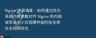 nginx 资源调度：如何通过优化系统内核参数对齐 nginx 的内部读写块大小实现硬件级的安全吞吐与时间优化