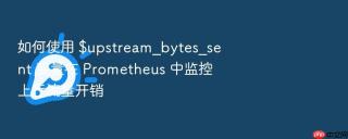 如何使用 $upstream_bytes_sent 变量在 prometheus 中监控上行流量开销