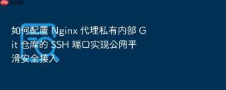 如何配置 nginx 代理私有内部 git 仓库的 ssh 端口实现公网平滑安全接入
