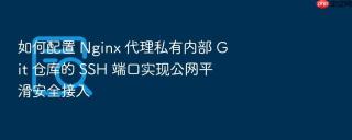如何配置 Nginx 代理私有内部 Git 仓库的 SSH 端口实现公网平滑安全接入