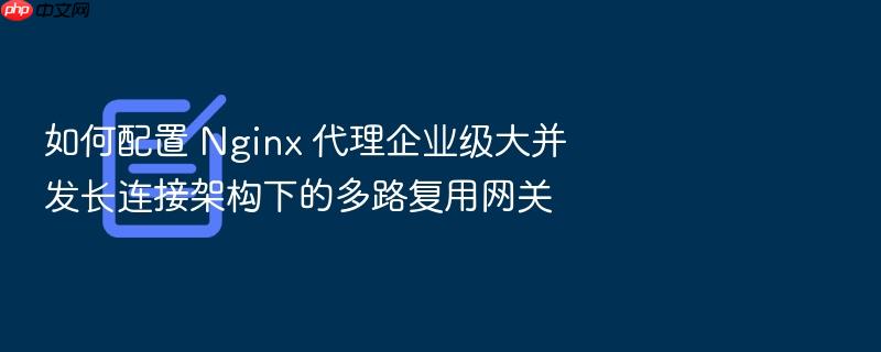 如何配置 nginx 代理企业级大并发长连接架构下的多路复用网关