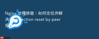 Nginx 故障排查：如何定位并解决 Connection reset by peer 报错