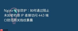 nginx 安全防护：如何通过阻止未加密的源 ip 直接访问 443 端口防范网关指纹暴露