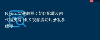 Nginx 实战教程：如何配置反向代理支持 HLS 视频流切片分发与缓存