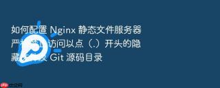 如何配置 nginx 静态文件服务器严格禁止访问以点(.)开头的隐藏文件及 git 源码目录