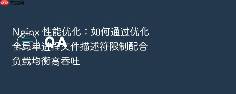 nginx 性能优化：如何通过优化全局单进程文件描述符限制配合负载均衡高吞吐