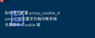 如何通过配置 proxy_cookie_domain 动态重写负载均衡多域名集群的 cookie 域