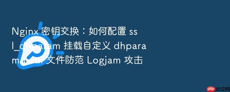 nginx 密钥交换:如何配置 ssl_dhparam 挂载自定义 dhparam.pem 文件防范 logjam 攻击
