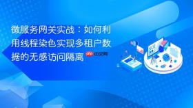 微服务网关实战:如何利用线程染色实现多租户数据的无感访问隔离
