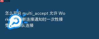 怎么开启 multi_accept 允许 worker 收到新连接通知时一次性接受所有排队连接