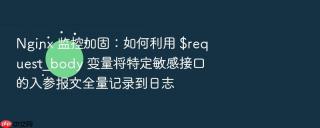 nginx 监控加固：如何利用 $request_body 变量将特定敏感接口的入参报文全量记录到日志