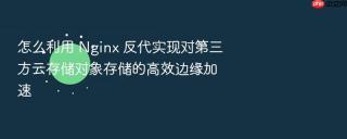 怎么利用 nginx 反代实现对第三方云存储对象存储的高效边缘加速