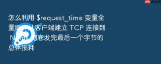 怎么利用 $request_time 变量全量审计从客户端建立 tcp 连接到 nginx 彻底发完最后一个字节的总体损耗