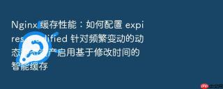 Nginx 缓存性能：如何配置 expires modified 针对频繁变动的动态静态资产启用基于修改时间的智能缓存