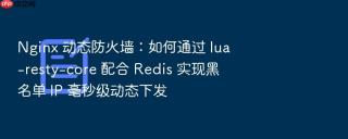 nginx 动态防火墙:如何通过 lua-resty-core 配合 redis 实现黑名单 ip 毫秒级动态下发