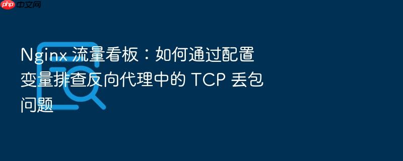 nginx 流量看板:如何通过配置变量排查反向代理中的 tcp 丢包问题