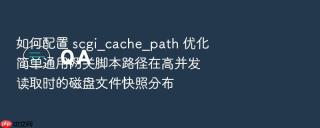 如何配置 scgi_cache_path 优化简单通用网关脚本路径在高并发读取时的磁盘文件快照分布