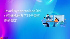 java中synchronized(this)在继承体系下对子类实例的锁定