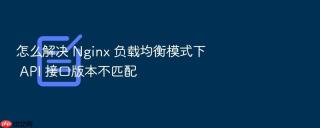 怎么解决 nginx 负载均衡模式下 api 接口版本不匹配