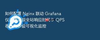 如何配置 nginx 联动 grafana 仪表盘实现全站响应时间与 qps 吞吐的秒级可视化监控
