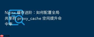 Nginx 缓存进阶：如何配置全局共享的 proxy_cache 空间提升命中率