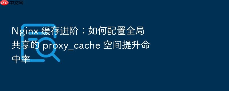nginx 缓存进阶:如何配置全局共享的 proxy_cache 空间提升命中率