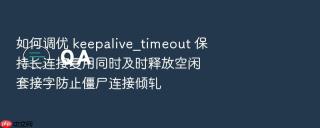如何调优 keepalive_timeout 保持长连接复用同时及时释放空闲套接字防止僵尸连接倾轧