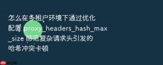怎么在多租户环境下通过优化配置 proxy_headers_hash_max_size 防范复杂请求头引发的哈希冲突卡顿