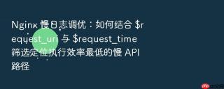 nginx 慢日志调优:如何结合 $request_uri 与 $request_time 筛选定位执行效率最低的慢 api 路径