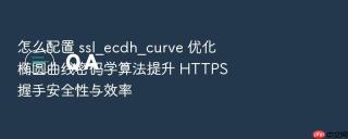 怎么配置 ssl_ecdh_curve 优化椭圆曲线密码学算法提升 https 握手安全性与效率