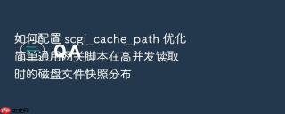 如何配置 scgi_cache_path 优化简单通用网关脚本在高并发读取时的磁盘文件快照分布