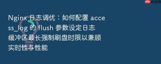 Nginx 日志调优：如何配置 access_log 的 flush 参数设定日志缓冲区最长强制刷盘时限以兼顾实时性与性能
