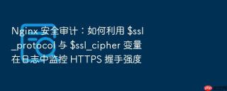 Nginx 安全审计：如何利用 $ssl_protocol 与 $ssl_cipher 变量在日志中监控 HTTPS 握手强度