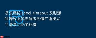 怎么调优 send_timeout 及时强制释放上游无响应的僵尸连接以平滑净化网关环境