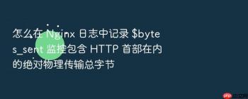 怎么在 Nginx 日志中记录 $bytes_sent 监控包含 HTTP 首部在内的绝对物理传输总字节