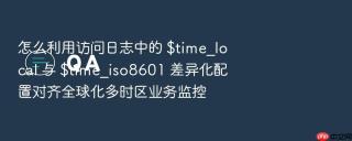 怎么利用访问日志中的 $time_local 与 $time_iso8601 差异化配置对齐全球化多时区业务监控