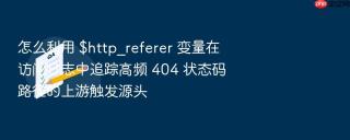 怎么利用 $http_referer 变量在访问日志中追踪高频 404 状态码路径的上游触发源头