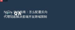 nginx 实战指南:怎么配置反向代理彻底解决前端开发跨域限制