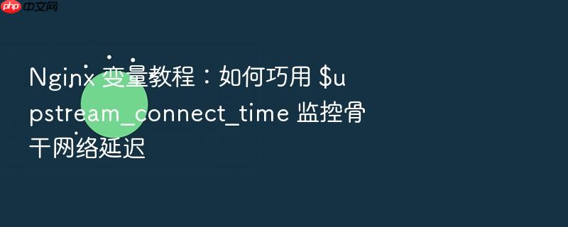 nginx 变量教程:如何巧用 $upstream_connect_time 监控骨干网络延迟
