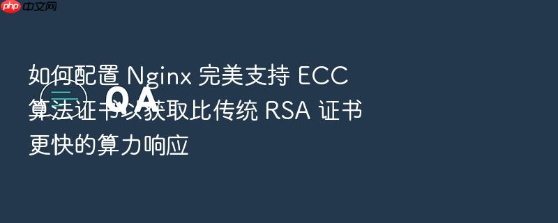 如何配置 nginx 完美支持 ecc 算法证书以获取比传统 rsa 证书更快的算力响应