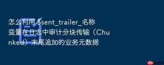 怎么利用 $sent_trailer_名称 变量在日志中审计分块传输(chunked)末尾追加的业务元数据