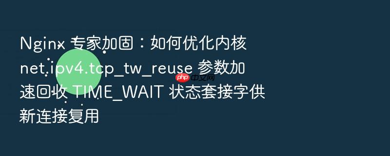 nginx 专家加固:如何优化内核 net.ipv4.tcp_tw_reuse 参数加速回收 time_wait 状态套接字供新连接复用