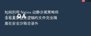 如何利用 nginx 动静分离策略将含有重要业务逻辑的文件完全隔离在安全沙箱目录外